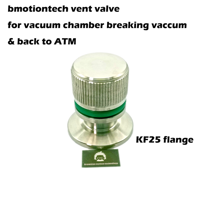ISO-KF KF25 NW25 vacuum chamber venting valve or air admittance valve (Type B)