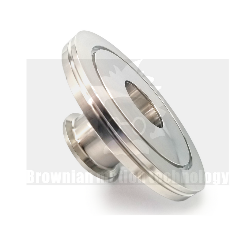 ISO-K 100 flange to KF40 flange, Made of stainless steel