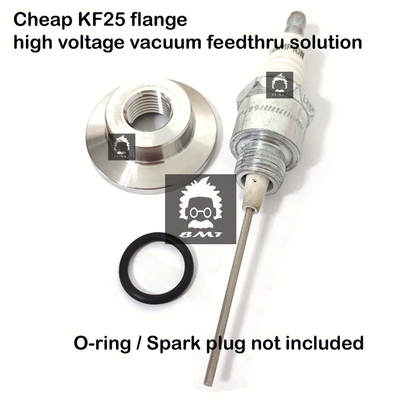 M14 x 1.25  X KF25 flange stainless steel vacuum adapter
