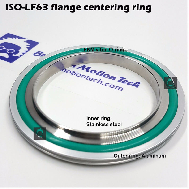 ISO LF 63 flange centering ring Inner SS304 Outer Al O-ring FKM viton