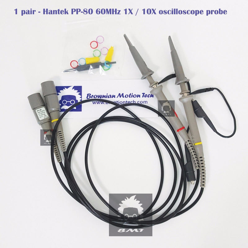 Combo 7 Hantek 1008C CC65 CC650 / PP80 probe 2pcs / backpin 2pcs / BNC  /HT201
