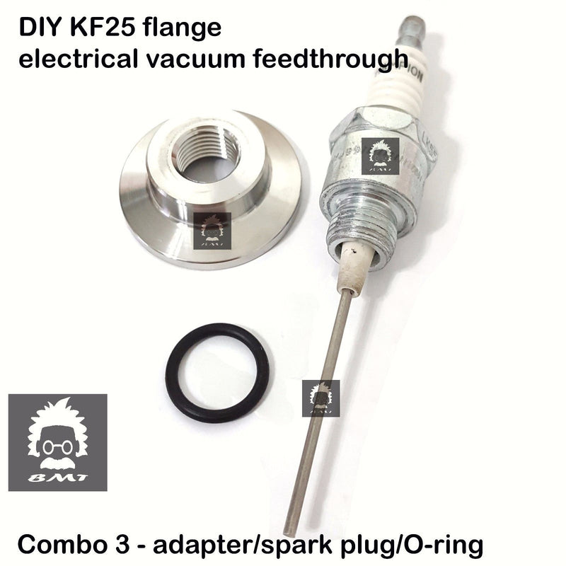 DIY KF25 electrical feed through, M14 x 1.25 adapter + industrial spark plug 2