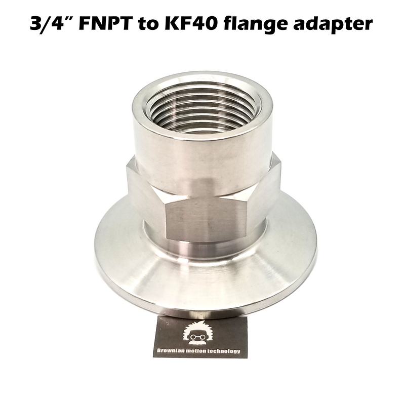 3/4" FNPT X KF40 Flange