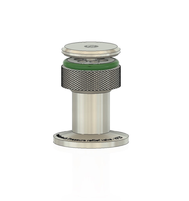 bmotiontech KF25 flange pressure relief valve for vacuum chamber (< 1.5 Psig)