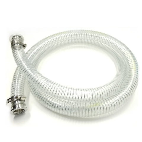 PVC flex hose with flange