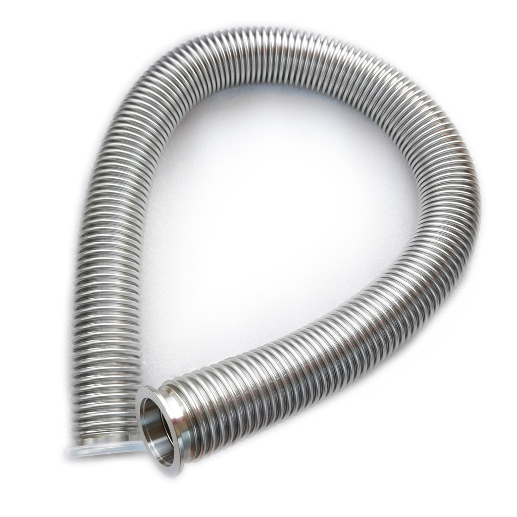 KF40 flange extra flexible corrugated vacuum bellow hose, Stainless steel 304