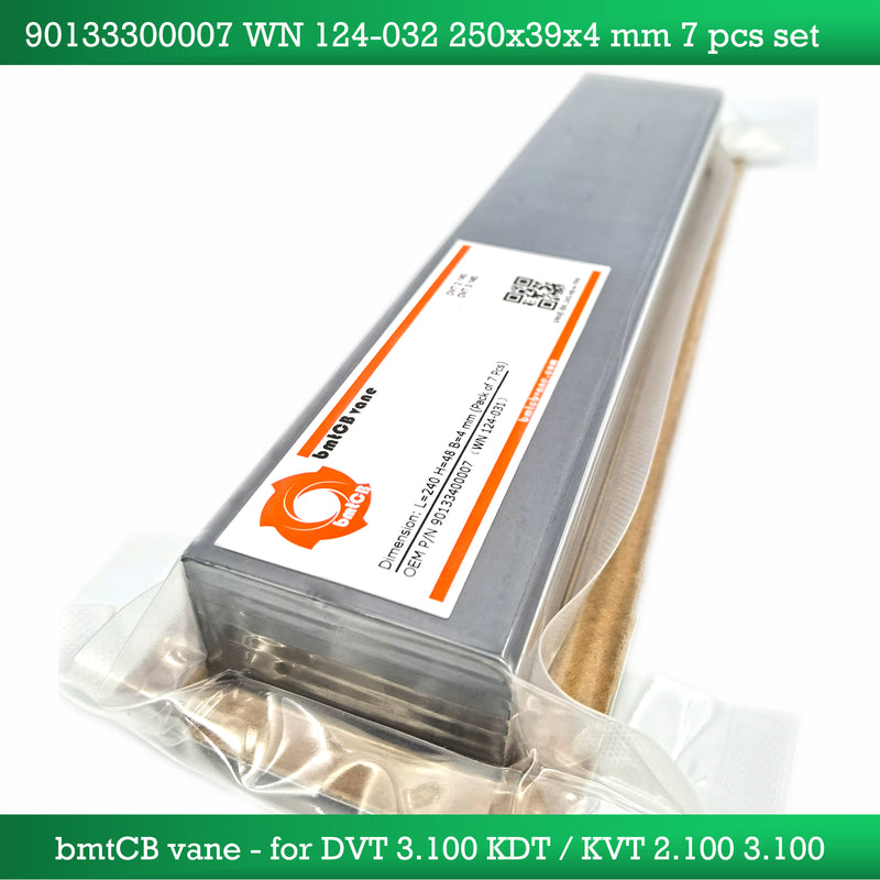 Becker pump vane 90133300007 | WN 124-032 | 250-39-4 | 7 PCs PM kit